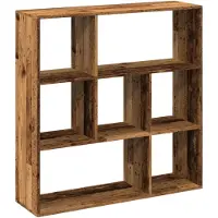 vidaXL Étagère séparatrice de pièce vieux bois 102x29x103,5 cm