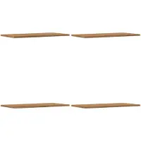 vidaXL Étagères murales 4 pcs chêne artisanal 60x30x1,5 cm