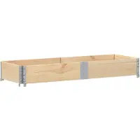 vidaXL Jardinière 150x50 cm bois de pin massif