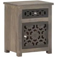 vidaXL Table De Chevet 40x30x50 Cm Bois De Manguier Massif