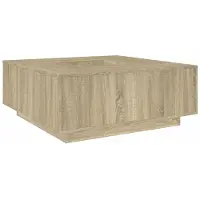 vidaXL Table basse chêne Sonoma 100x100x40 cm bois composite