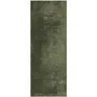 vidaXL Tapis HUARTE à poils courts doux et lavable vert forêt 80x200cm