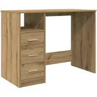 vidaXL Bureau, Artisan Oak, 102X76X50 Cm, Lumarko wood-based material !