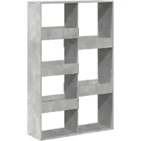 vidaXL Cloison de séparation gris béton 100x33x155,5cm bois ingénierie