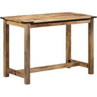 vidaXL Table de salle à manger 110x55x75 cm en bois massif de manguier