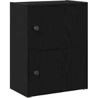 vidaXL Bibliothèque chêne noir 40x24x52 cm bois d'ingénierie