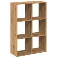 vidaXL Étagère séparatrice de pièce chêne artisanal 69,5x29x103,5 cm