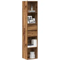 vidaXL Bibliothèque vieux bois 36x30x171 cm bois d'ingénierie
