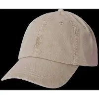 Ralph Lauren pour homme. 710980231503 Casquette en sergé teint sur pièce beige (OSFA), Casuel, Coton