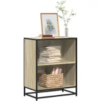vidaXL Bibliothèque chêne sonoma 60x35x76 cm bois d'ingénierie