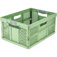 Keeeper Profi-Klappbox "eco lea" 32 Liter gras green