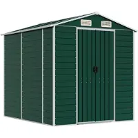 vidaXL Abri de jardin Vert 191 x 215 x 198 cm Acier galvanisé
