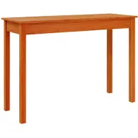 vidaXL Table console marron miel 110x40x75 cm bois massif de pin