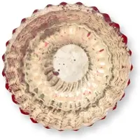 Pip studio Love Birds Teelichthalter Glas rot 4er Set