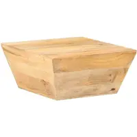 vidaXL Table basse en V 66x66x30 cm Mango massif