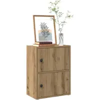 vidaXL Bibliothèque chêne artisanal 40x24x52 cm bois d'ingénierie