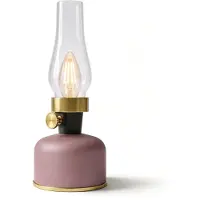 Calex Lampe de table Lavinio, rechargeable, à intensité variable, résistante aux éclaboussures, couleur Earth Rosa