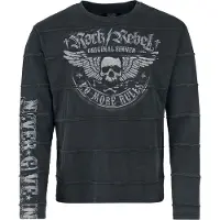 Rock Rebel by EMP T-shirt manches longues de - Original Sinners - S - XXL - pour Homme - gris - Taille S