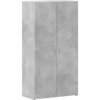 vidaXL Armoire de classement gris béton 60x32x115 cm bois d'ingénierie