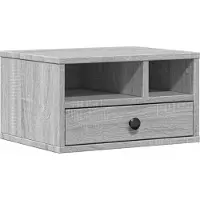 vidaXL Support d'impression Gris Sonoma 40x32x22,5 cm Bois composite