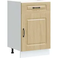 vidaXL Armoire basse de cuisine Kalmar Chêne Sonoma Matériau dérivé du bois