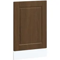 vidaXL Panneau de cache-lave-vaisselle Porto, aspect chêne brun, 45 x 1,5 x 57 cm