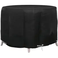 vidaXL Housse pour meubles de jardin 6 œillets Ø125x75 cm rond