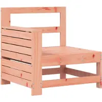 vidaXL Canapé de jardin avec accoudoirs et table d'appoint en bois massif de douglas