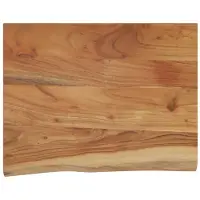 vidaXL Étagère murale rectangulaire massif acacia bordure assortie