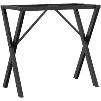 vidaXL Support de table à manger en X 80x40x73 cm acier