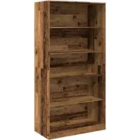 vidaXL Armoire aspect bois ancien 100x50x200 cm Bois composite