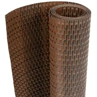 vidaXL Paravent de balcon brun et noir 300x90 cm résine tressée