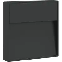 vidaXL Applique murale d'extérieur LED noire en aluminium moulé sous pression