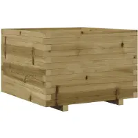 vidaXL Jardinière 70x70x49,5 cm bois de pin imprégné