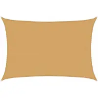 vidaXL Voile d'ombrage 160 g/m² rectangulaire sable 3x4 m PEHD