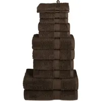 vidaXL Ensemble de serviettes de qualité supérieure SOLUND 12 pcs