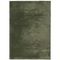 vidaXL Tapis HUARTE à poils courts doux lavable vert forêt 160x230 cm