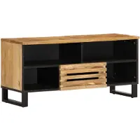 vidaXL Armoire TV 100x34x46 cm Bois de manguier massif rugueux