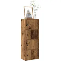 vidaXL Bibliothèque vieux bois 40x24x102 cm bois d'ingénierie