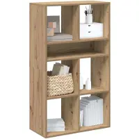 vidaXL Bibliothèque chêne artisanal 66x31x112 cm bois d'ingénierie