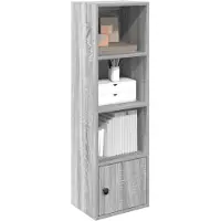 vidaXL Bibliothèque sonoma gris 31x24x102 cm bois d'ingénierie