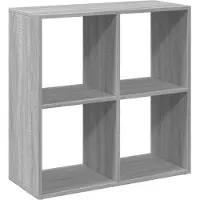 vidaXL Étagère séparatrice de pièce sonoma gris 69,5x29x69,5 cm