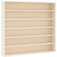 vidaXL Vitrine de collection en bois avec 6 étagères 60x8,5x55 cm