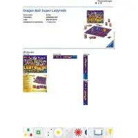 Ravensburger - Premium akcesorium do gry planszowej Dragon Ball Labyrinth
