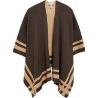 Comma Cape noisette / brun foncé