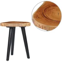 vidaXL Table basse 40x45 cm Teck solide