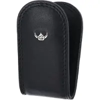 Golden Head Cuir pince à billets Polo Geldscheinklammer 1950 Schwarz noir