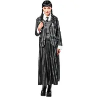 Rubies Addams Family Wednesday School Costume Multicolore M