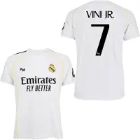 Real Madrid 25/26 Vinicius domicile manches courtes t-shirt blanc L homme blanc L