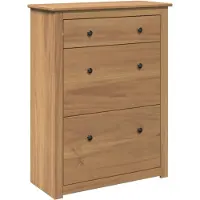 vidaXL Armoire à chaussures Panama 80x35x105 cm bois de pin massif
